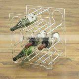 Customize Elegant Plastic Bottle Display Rack for Wine thumbnail-1
