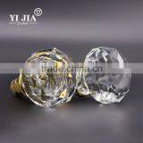 2 1/6 Inch Clear Bling Zinc Base Kitchen Dining Room Furniture Glass Door Lock Knobs thumbnail-4