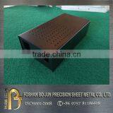 High Quality Silk Screen Printed Smooth Black Coated Custom Metal Box thumbnail-1