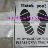 Dispoable Logo Printable Auto Paper Protection Foot Mat thumbnail-1
