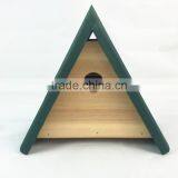 Triangle Wooden Bird House,FSC Wooden Bird Nest, Pet House thumbnail-2