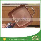 All in One Kitchen System Frying Pan Master Copper Chef Cookware thumbnail-4