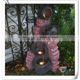 Beautiful Polyresin Artificial Outdoor Garden Tall Water Fountains thumbnail-1