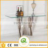 F407 Bedroom Furniture Modern Tempered Glass Console Table thumbnail-1