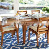 Outdoor Quality Dining Table Designs Malaysia Teak Solid Wood Dining Table thumbnail-3