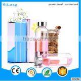 Water Glass Bottle, Borosilicate Glass Water Bottle,holesale Glass Water Bottle With Silicone Sleeve Voss Water Glass Bottle thumbnail-2