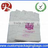 White Color Biodegradable Plastic T-shirt Bag With Side Gusset thumbnail-1