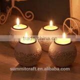 Wholesale Round Resin Candle Holder thumbnail-1
