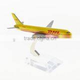 DHL Metal Airplane Model B757 for Decoration