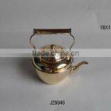 Brass Kettle With Plian and Mirror Polish thumbnail-1