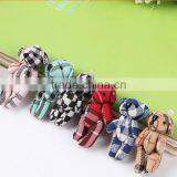 Plaid Cloth Doll Bear Joint DIY Tactic Lattice Bear DIY Handmade Plush Toys thumbnail-5