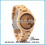 Stylish Custom Logo Women Japan Movement Wood Watch Face thumbnail-1