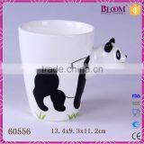 Panda Desgin Custom White Ceramic Mug Factory thumbnail-1