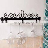 Wall Hanging Metal Wine Cup Holder thumbnail-1