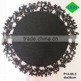 Felt Handmade Round Table Placemat thumbnail-3