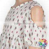 Wholesale Kids Boutique Clothing Frock Designs Girls Dress thumbnail-6