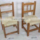 Haixin HX12-373 Natural Wood Frame Rattan Chairs Furniture thumbnail-1