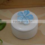 Wholesale Porcelain Jewel Box With Flower Shape Design thumbnail-5