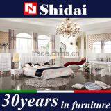 King Size Leather Bed Frame, King Bed Frame, Leather Bed Frame LV-B9016-RE thumbnail-1