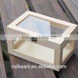 Wooden Box With Hinged Lid thumbnail-3