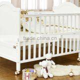 Antique Pure White Solid Wood Teenage Bed, Solid Wood Convertible Kids Bed With Toddlers BF11-08053a thumbnail-2