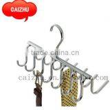 Chrome Metal Belt and Tie Rack thumbnail-1