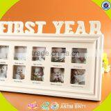 2017 Wholesale 12 Hole European Style Retro Wooden Family Photo Frame W09A043 thumbnail-2