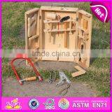 Hot Sale Preschool Toy Wooden Kids Tool Box Best Design Intelligent Diy Wooden Kids Tool Box W03D018 thumbnail-4