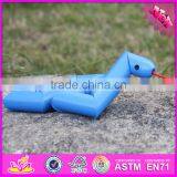 2017 New Products Simulation Animals Kids Wooden Snake Toys W01B035 thumbnail-3