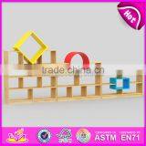 Best Design Combination Colorful Bedroom Furniture Wooden Kids Storage Shelves W08C198 thumbnail-1