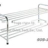 High Quality 3-tier Simple Designs Space Saving Metal Storage Shoe Rack thumbnail-5