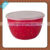 6'' CUSTOM Round Plastic Bowl With Lid,Melamine Flower Bowl,round Melamine Salad Bowl thumbnail-3