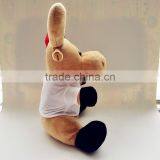Hot Sale Stuffed Plush Cow Baby With Animal thumbnail-2