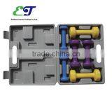 Vinyl Colorful Dumbbell Set / Dumbbell Set for Sale thumbnail-1