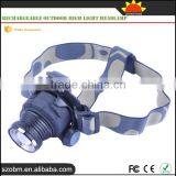 XP-E Led Headband Outdoor Light 350Lm 3 Mode Waterproof Rechargeable Head Lamp thumbnail-1