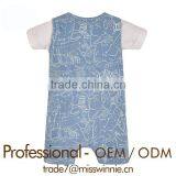 Unique Printing Eco Friendly Two Suits Baby Clothes Romper thumbnail-2