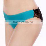 YunMengNi Ladies New Arrival Candy Colors and Transparent Lace Hipster Women Ice Silk Seamless Panty thumbnail-4