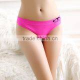Stock Fashion Heart Print Seamless Comfortable Elastic Sey Panties Underwear Women Women's Sey Thongs G-string Lady Panties Brie thumbnail-3