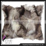 CX-D-101C Wholesale Decorative Fox Fur Pillow Case Cover thumbnail-2