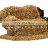CX-D-23D 2016 New Winter Genuine Mongolian Lamb Fur Blanket Fur Rugs thumbnail-1
