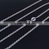 Silver rope chain1.6mm