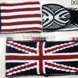 Fashion Lady New Hot Knitted Designer Flag Headband for Winter thumbnail-2