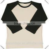 Women's Baseball T-Shirt 3/4 Raglan Sleeve Baseball Tee Soft 100% Cotton Two Tone Contrast Colors Unisex Baseball T Shirt thumbnail-2