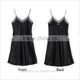 OEM Service Women Sleepwear V Neck Slip Sexy Nighty For Honeymoon thumbnail-4