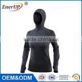 Running Sport Wear Women Clothing Thermal Wicking Antibacterial Gym Long Sleeve Elongated T Shirt thumbnail-5