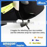 Hydration Running Belt With 2 BPA Water Bottles - Sports Water Belt Pockets Fits Most Smartphones - Accept Custom Logo & Color thumbnail-3