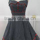 Rockabillie Dress Evening Dresses For Middle Aged Women Fashion Dress Vintage Rockabilly Ladies 1950's Dresses thumbnail-1