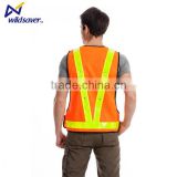 Quality cheap garment hi vis 2 colours reflective security led vest