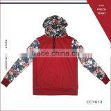 OEM Service Gilr's Winter Design CVC French Terry Velvet Printing Girls Hoodie With Hood for thumbnail-1