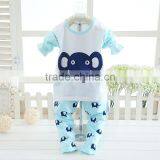 Wholesales Spring Autumn Cotton Printing Baby Clothes Set Wear thumbnail-5